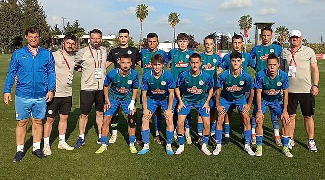 Çaykur Rizespor U17, Türkiye Şampiyonasına veda etti