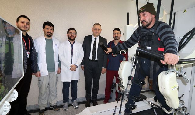 Rize'de Robotik Rehabilitasyon Cihazı ile tedavi uygulanıyor