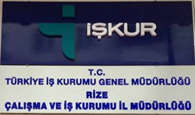 Rize'de TYP kapsamında 41 geçici işçi alınacak