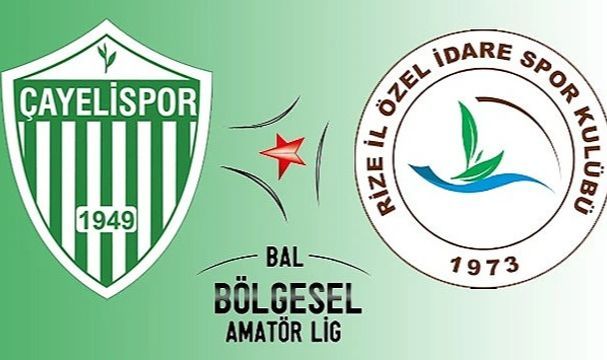Çayelispor ve Rize Özel İdarespor 2. devreye başlıyor