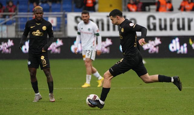 Çaykur Rizespor 1 puan aldı 2 puan kaybetti