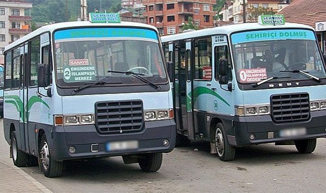 Rize'de dolmuş ve halk otobüsü ücretleri zamlandı