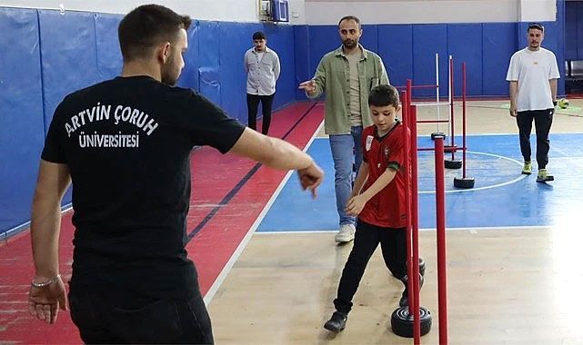 Artvin'de geleceğin şampiyonları keşfediliyor