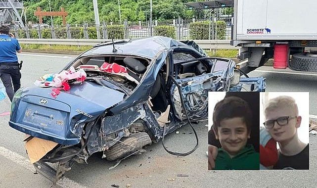İyidere'de trafik kazası: 3 kişi öldü, 2 yaralı