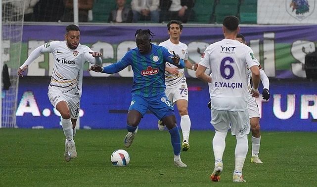 Çaykur Rizespor, Eyüpspor'u tek golle geçti
