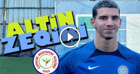 Çaykur Rizesporlu futbolcu Altin Zeqiri